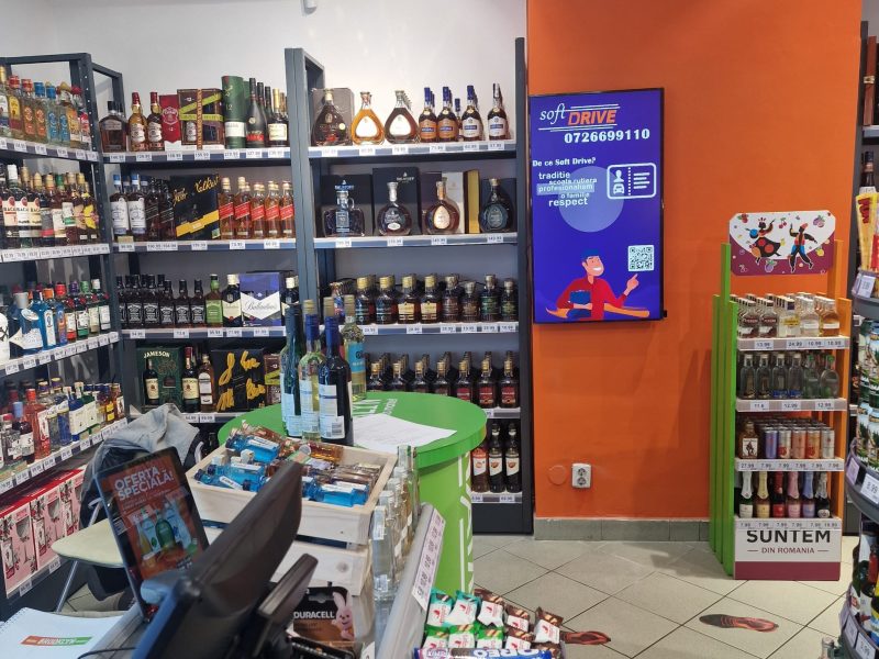 Reteaua Digitala DOOH Indoor - Brooklyn Drinks Market – Sos Iancului 59