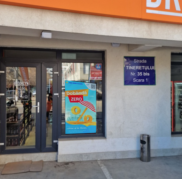 Reteaua Digitala DOOH Indoor - Brooklyn Drinks Market – Str. Tineretului 35