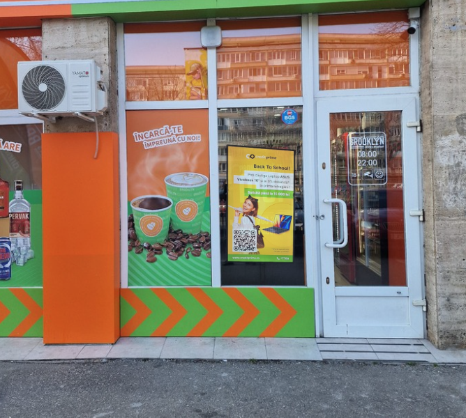 Reteaua Digitala DOOH Indoor - Brooklyn Drinks Market – Sos Mihai Bravu 90-96