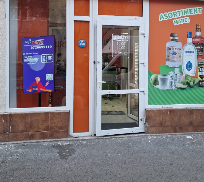 Reteaua Digitala DOOH Indoor - Brooklyn Drinks Market – Sos. Oltenitei 240