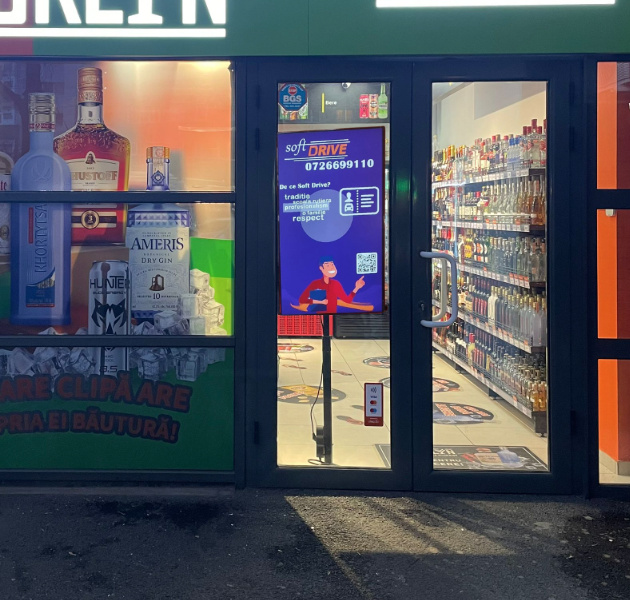 Reteaua Digitala DOOH Indoor - Brooklyn Drinks Market – Iuliu Maniu 190
